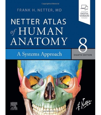 Netter Atlas of Human Anatomy: A Systems Approach, 8E, paperback + eBook