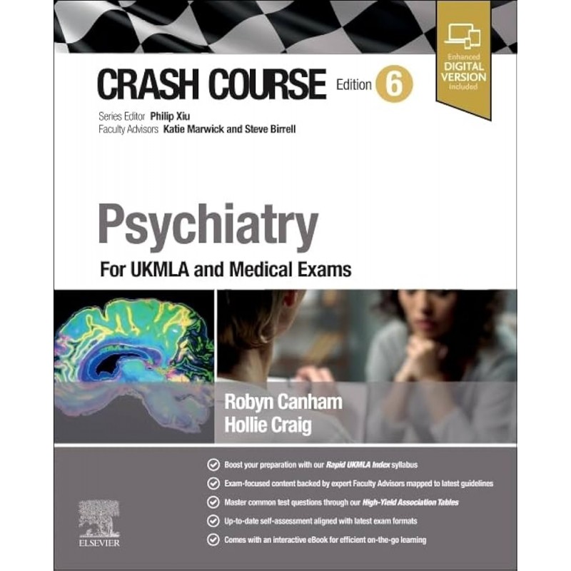 Crash Course Psychiatry: For UKMLA and Medical Exams, 6th Edition
