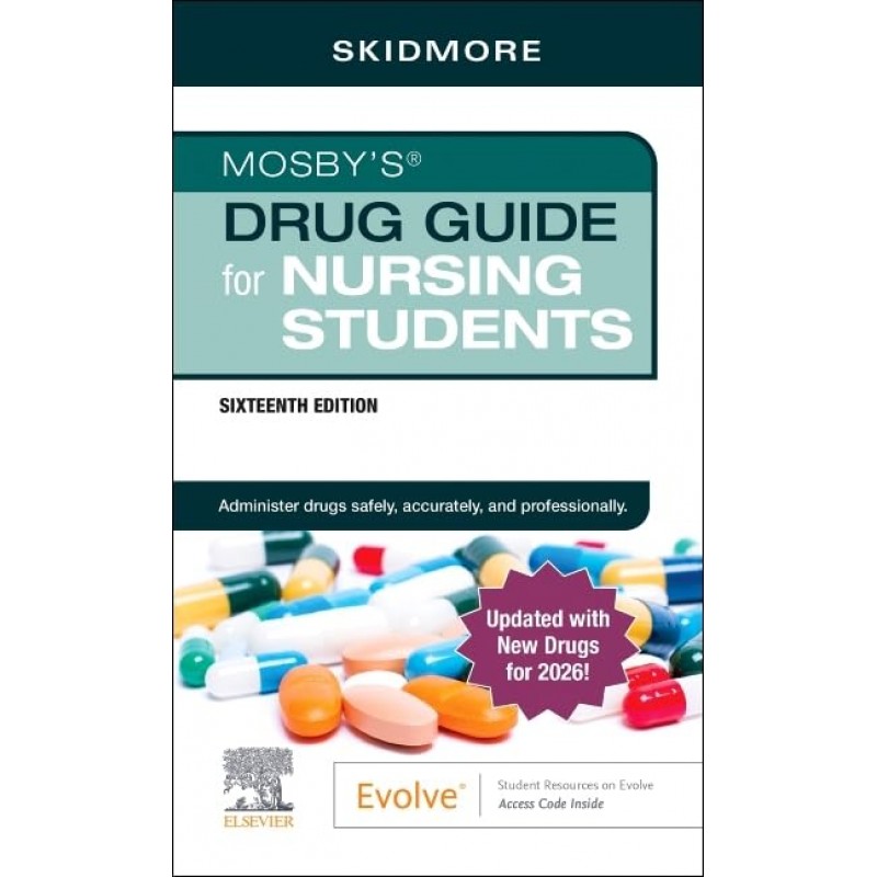 Mosby’s Drug Guide for Nursing Students with 2026 Update, 16th Edition