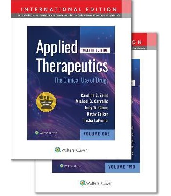 Applied Therapeutics by Zeind: The Clinical Use of Drugs, 12th Edition (2-Volume Set)