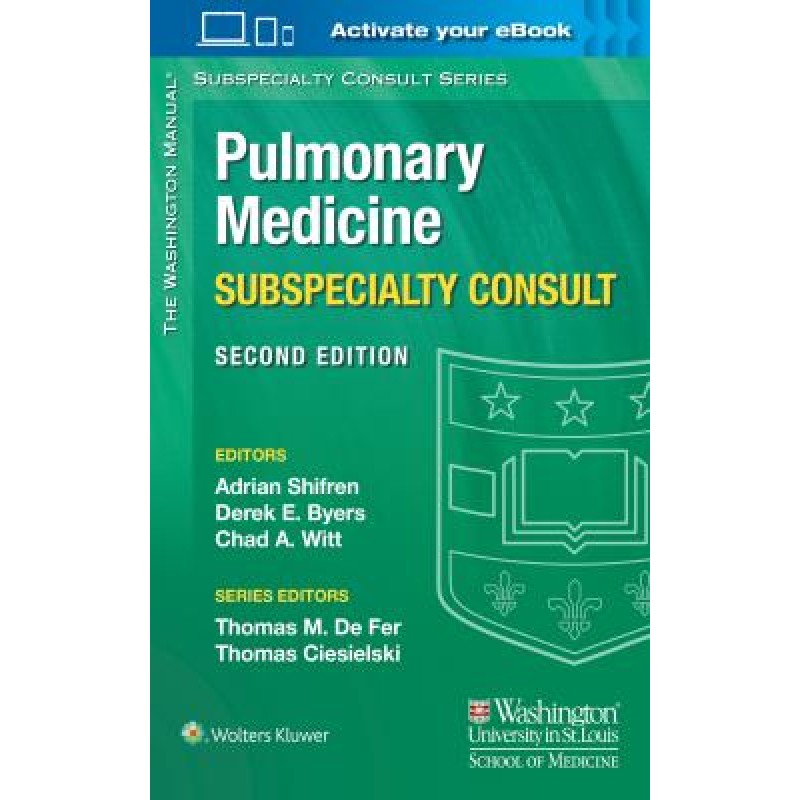 The Washington Manual Pulmonary Medicine Subspecialty Consult, 2e