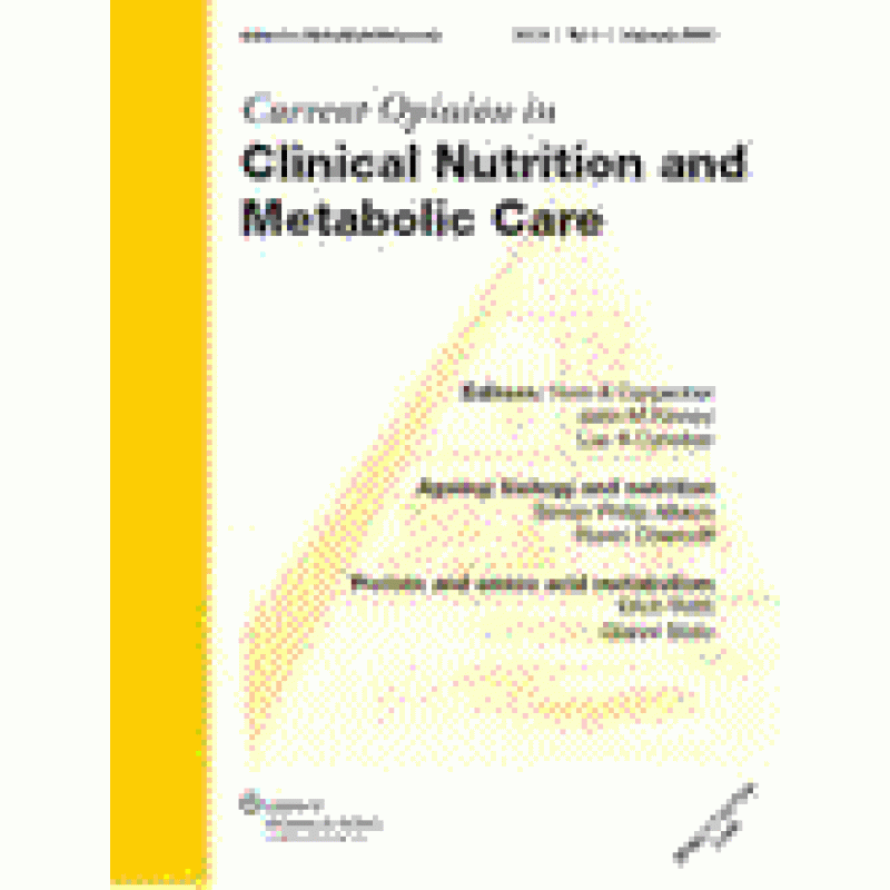 Current Opinion in Clinical Nutrition and Metabolic Ca