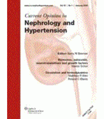 Current Opinion in Nephrology and Hypertension