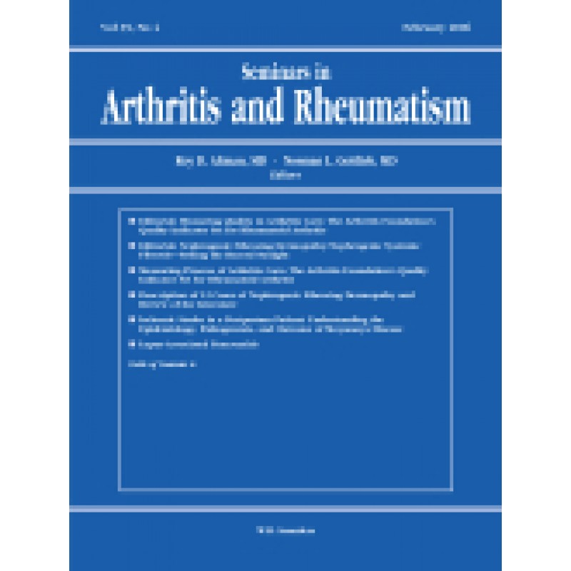 Seminars in Arthritis and Rheumatism