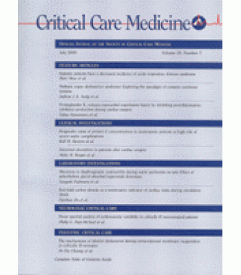 Critical Care Medicine