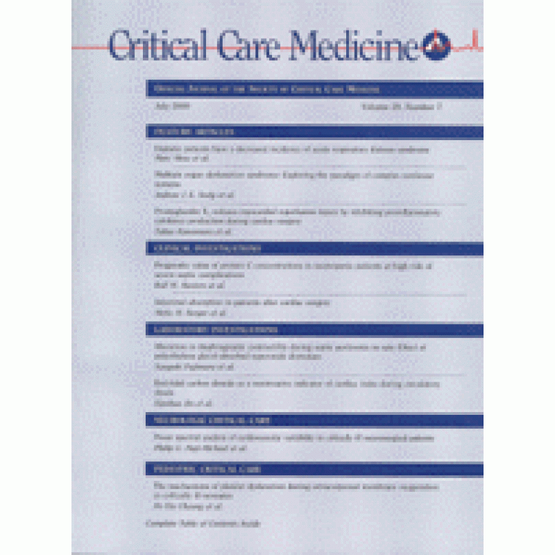Critical Care Medicine