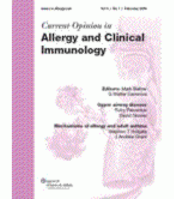 Current Opinion in Allergy and Clinical Immunology